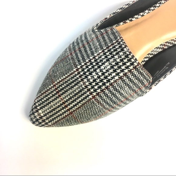 Glen Plaid Mule Flats - Slip Ons - New in Box - Picture 8 of 8